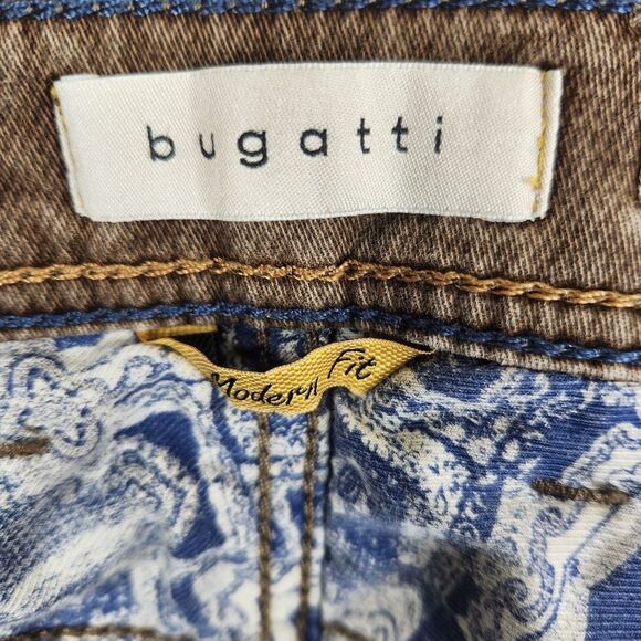 Bugatti Madrid Style Modern Fit 5 Pocket Chino Pants 40x24 - Picture 4 of 7